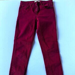 Gap Red Jeans / 26R